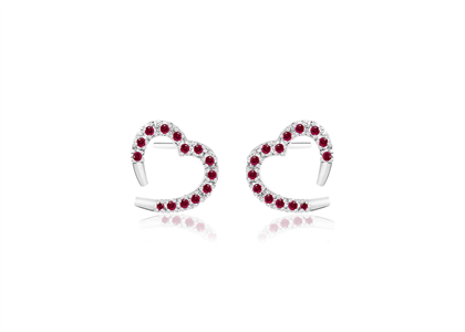 Heart Shape Stud Earring